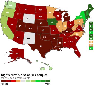 gay marriage rights map 