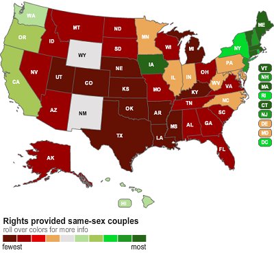 Gay marriage map