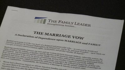 marriage vow family leader